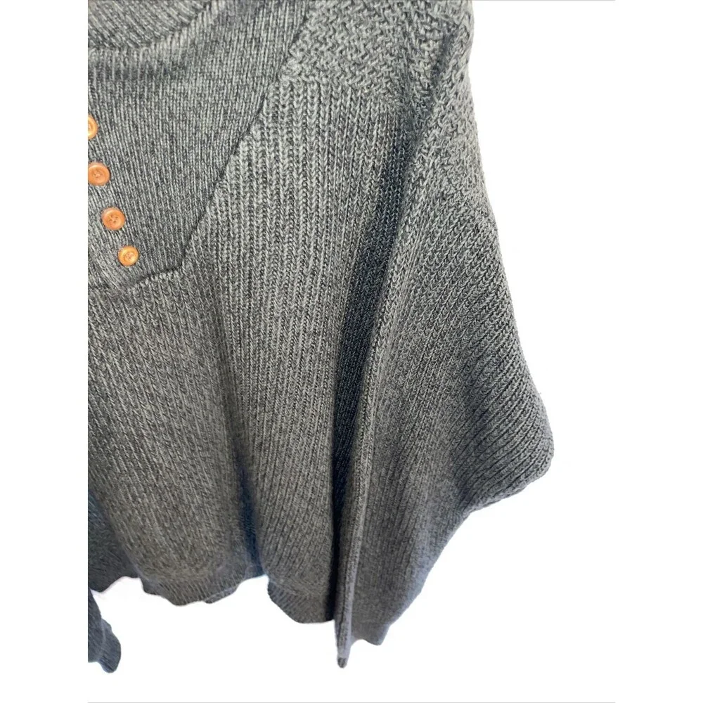 Cabela’s Mens Knit Sweater Size XL Green Dolman Sleeve Button Collar Comfort